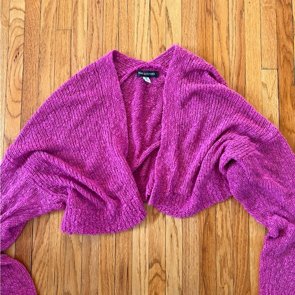 Urban Outfitters Pink Knit Cardigan